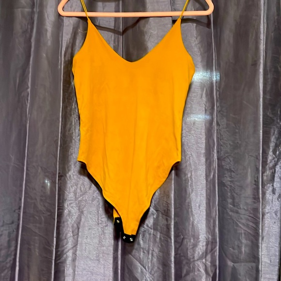 MUSTARD BODYSUIT - Picture 2 of 2